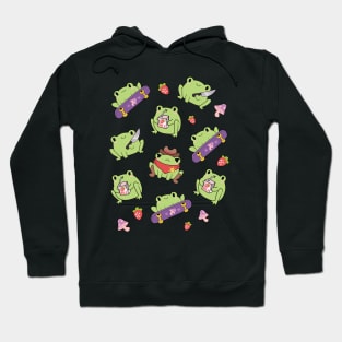 Kawaii Cute Frogs Hoodie